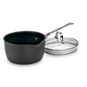 2 Quart Pour Saucepan in Black