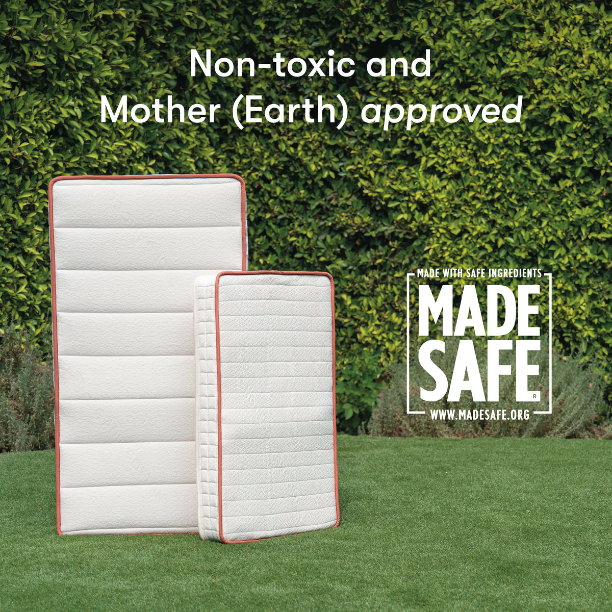 babyletto x Avocado Organic Mini Crib Mattress in White