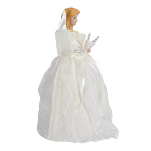 Gold and Ivory Angel Treetop