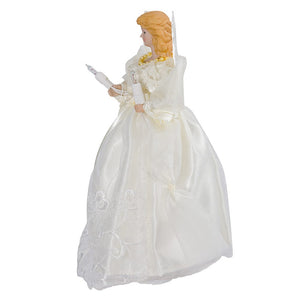 Gold and Ivory Angel Treetop