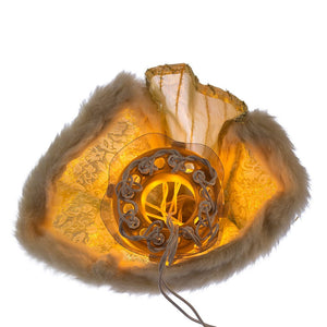 Ivory and Gold Angel Treetop