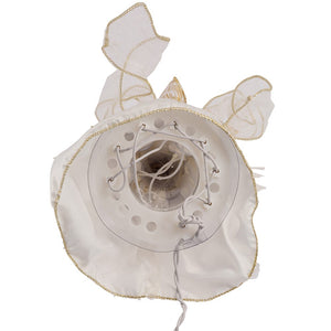 Ivory and Gold Angel Treetop