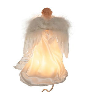 White and Silver Angel Treetop