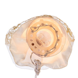 Ivory and Gold Angel Treetop