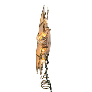 Capiz Star Treetop with Scroll Design