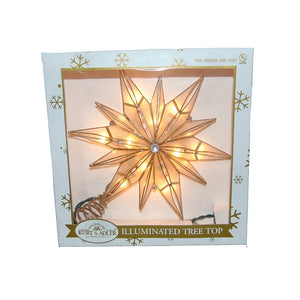 Capiz Star and Center Gem Treetop