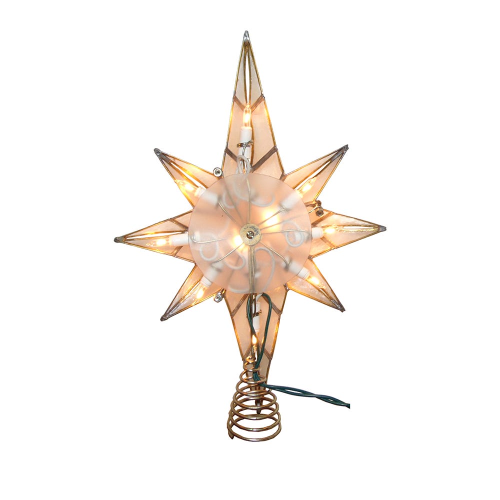 Capiz Bethlehem Star Treetop
