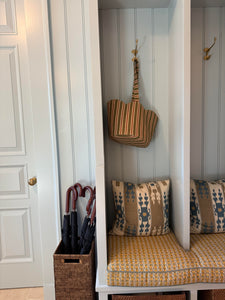 Isabelle Tote Bag in Winter Stripe