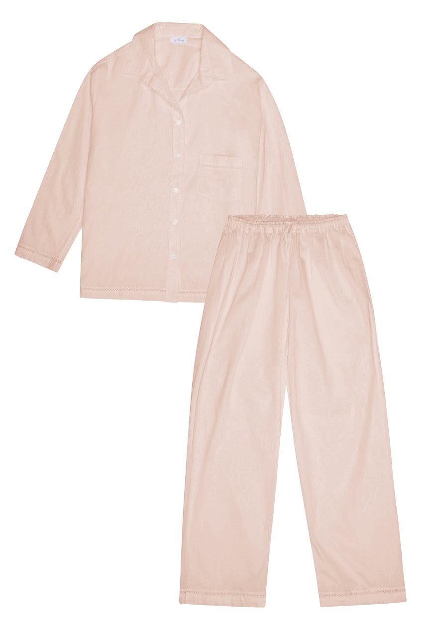 Classic Style Pajama Set in Pink