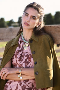 Gidget Jacket in Olive