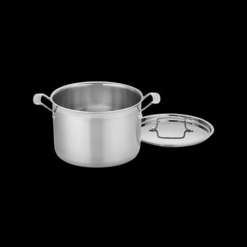 MultiClad Pro Triple Ply Stainless Cookware 8 Quart Stockpot in Stainless Steel