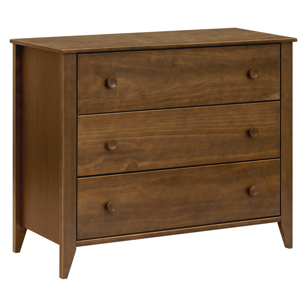 Sprout 3-Drawer Compact Changer Dresser with Removable Changing Tray (42") in Natural Walnut
