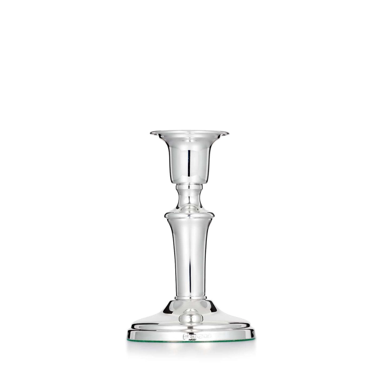 Silver Candlestick - V Stem 4.75"