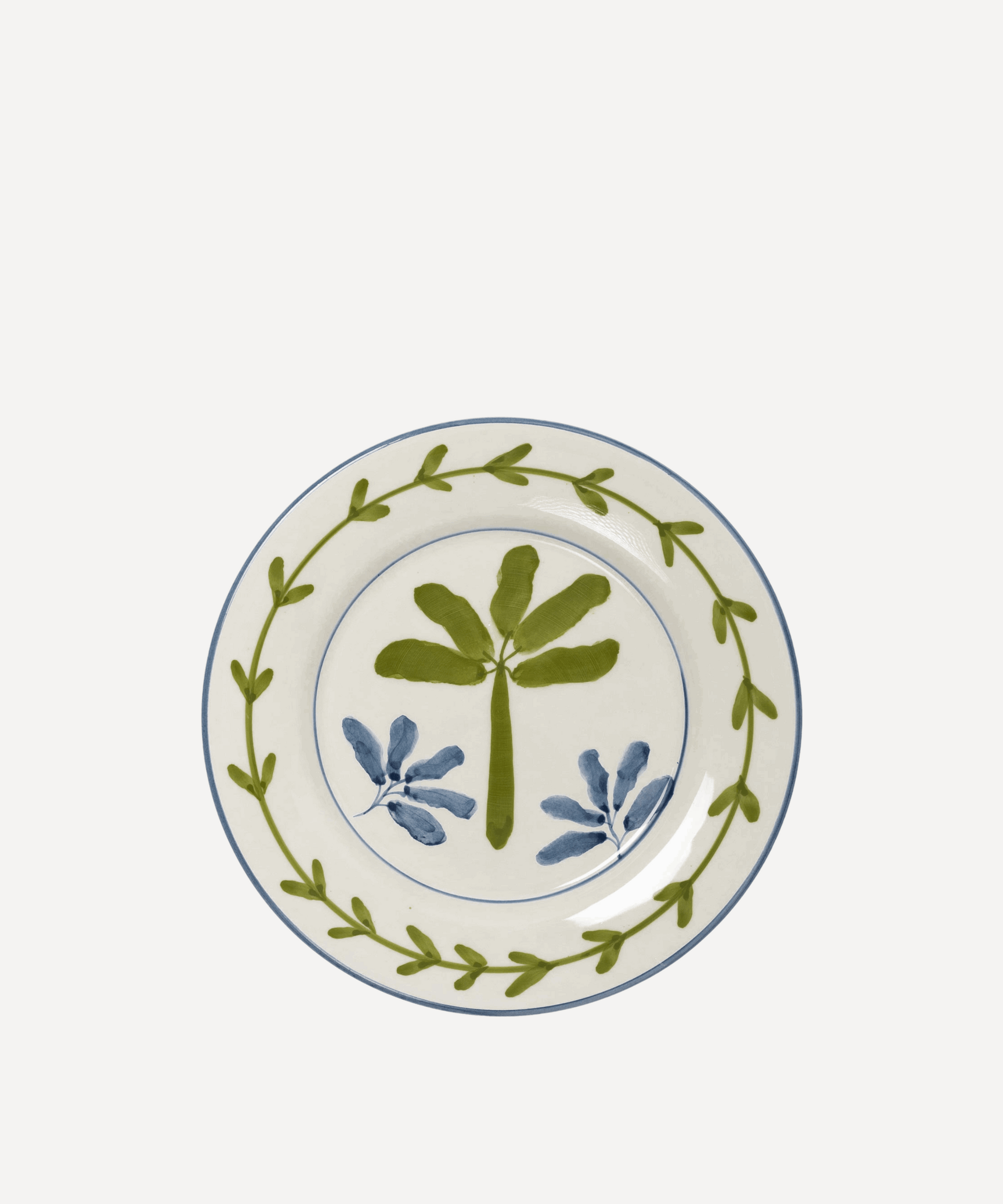 Bananeira Hand-Painted Salad Plate, Set of 4