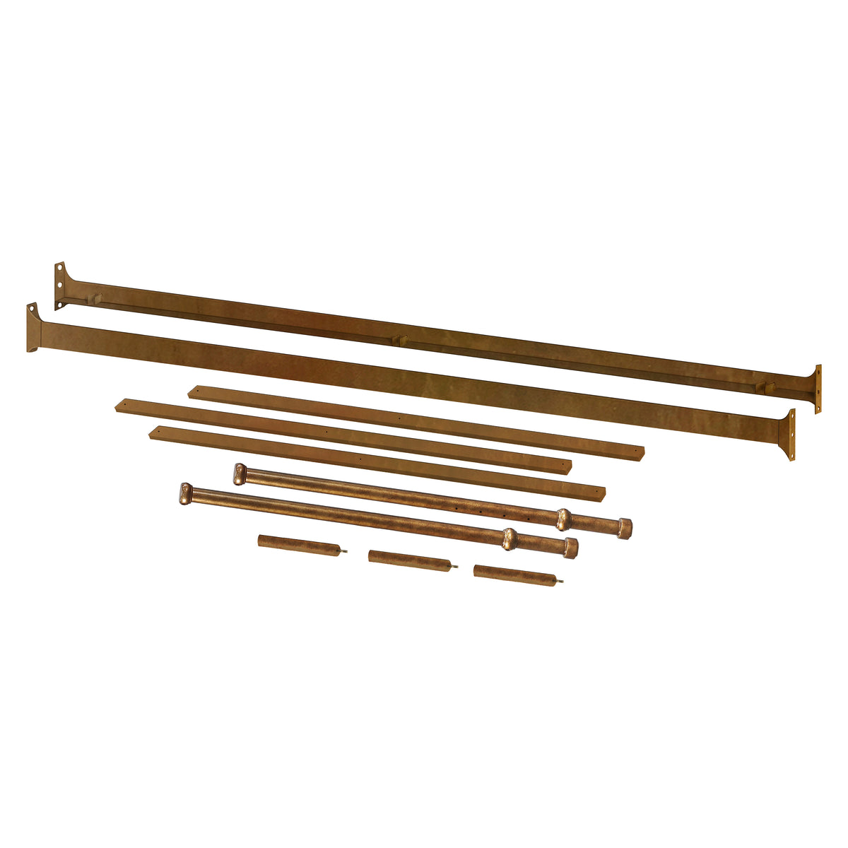 Winston Full Size Bed Conversion Kit in Vintage Gold