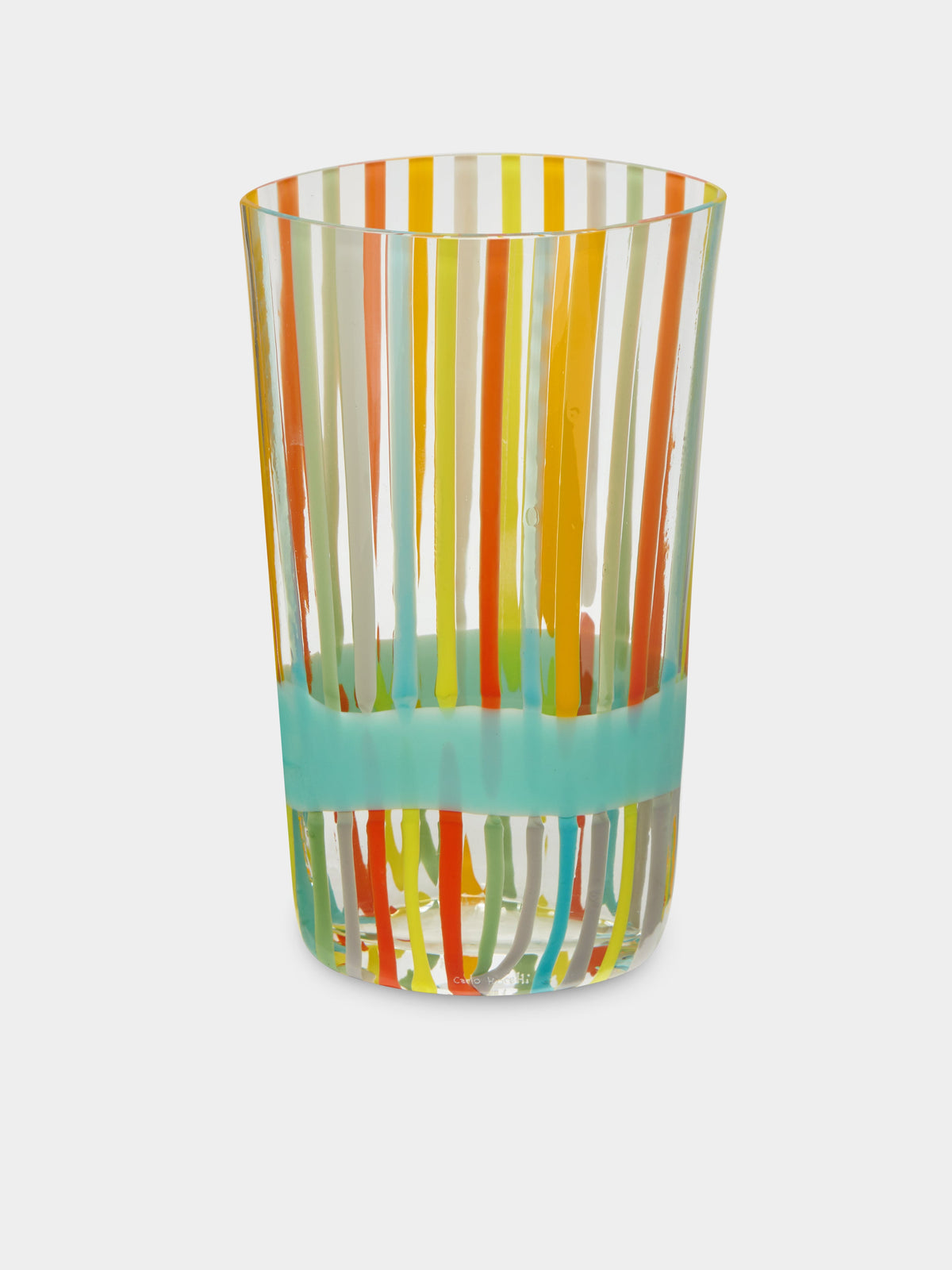 Carlo Moretti Calei Hand-Blown Murano Glass Vase