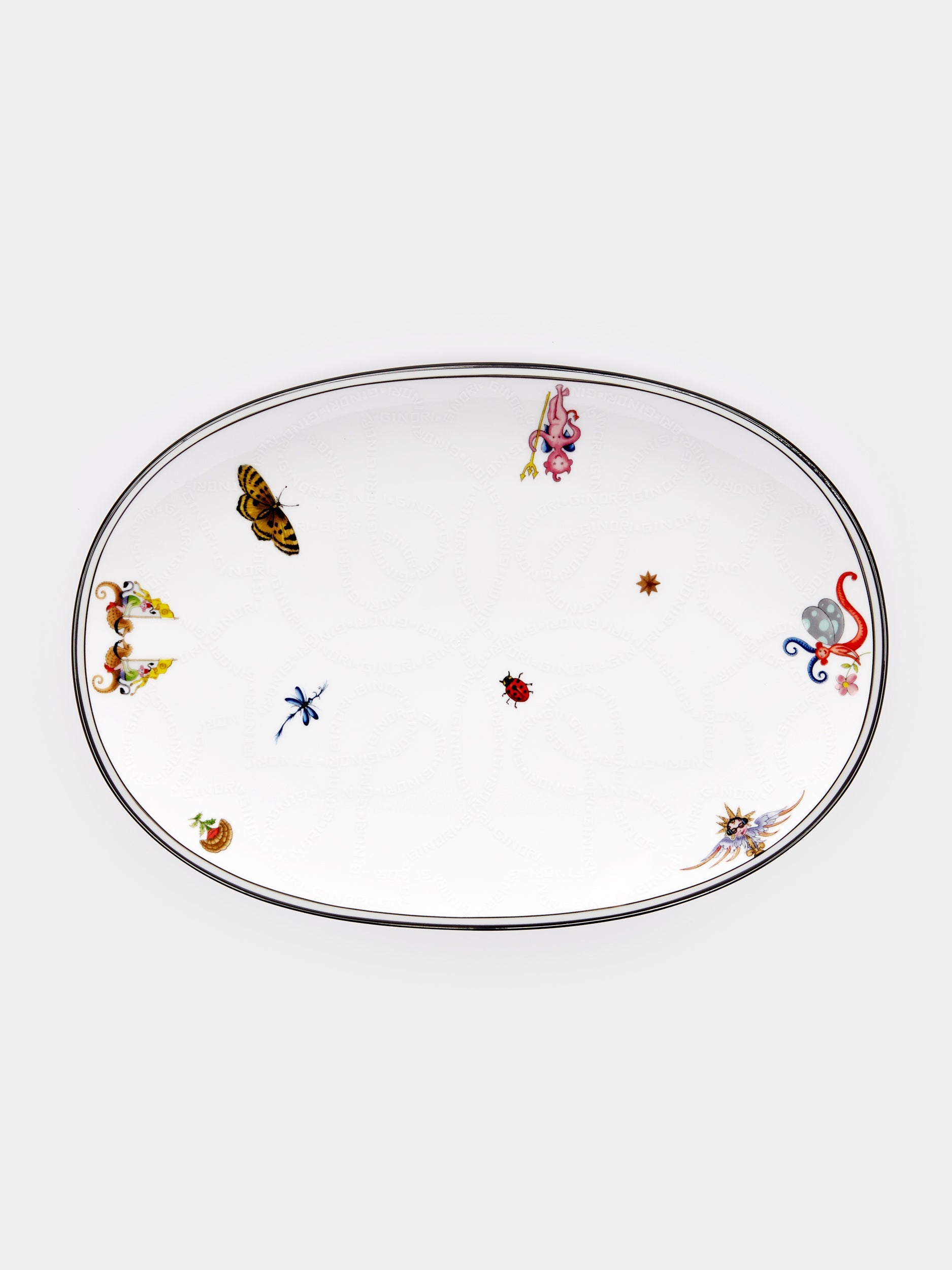 Arcadia Porcelain Oval Platter