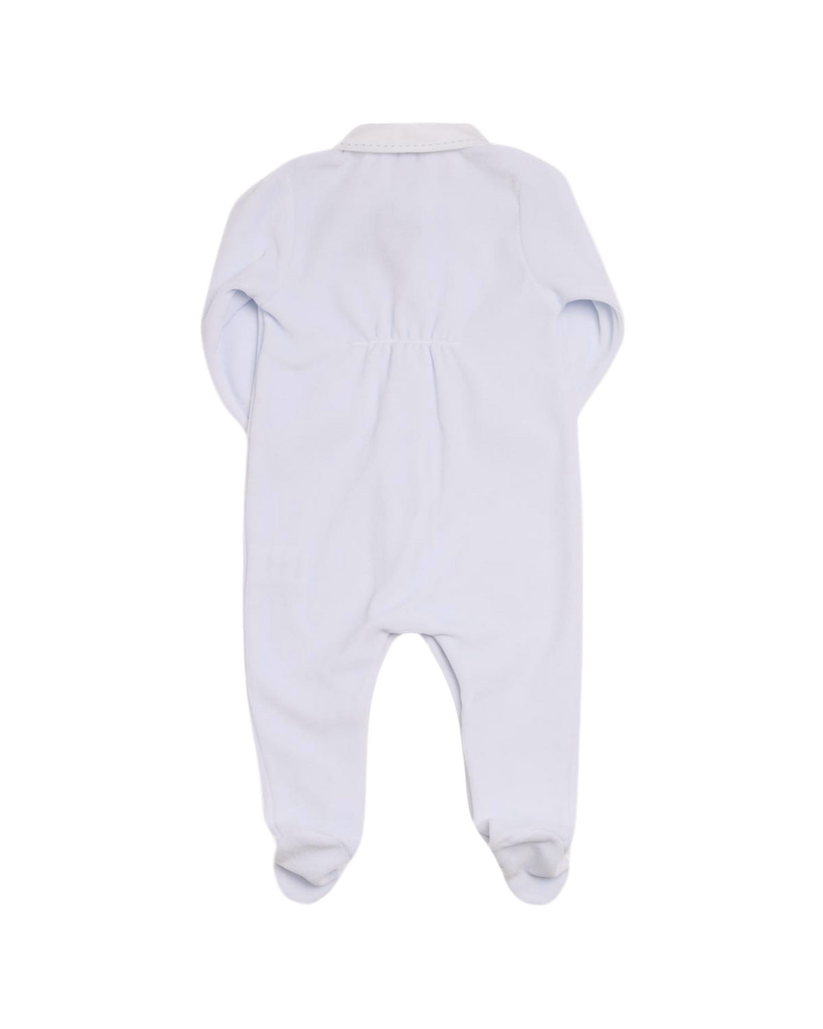 Velours Babygrow Light Blue