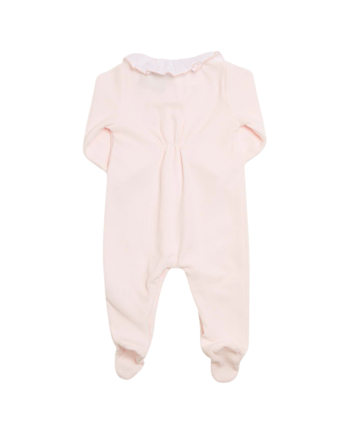 Velours Babygrow Light Pink