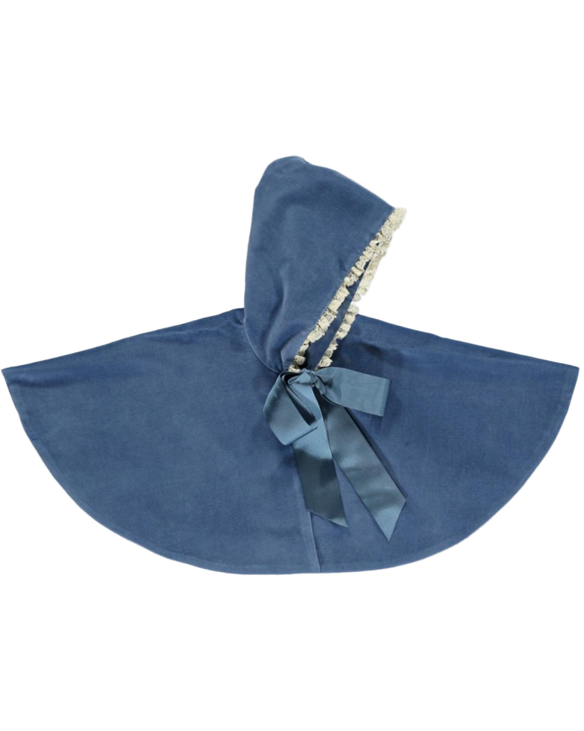 Blue Velvet Cape for Girls