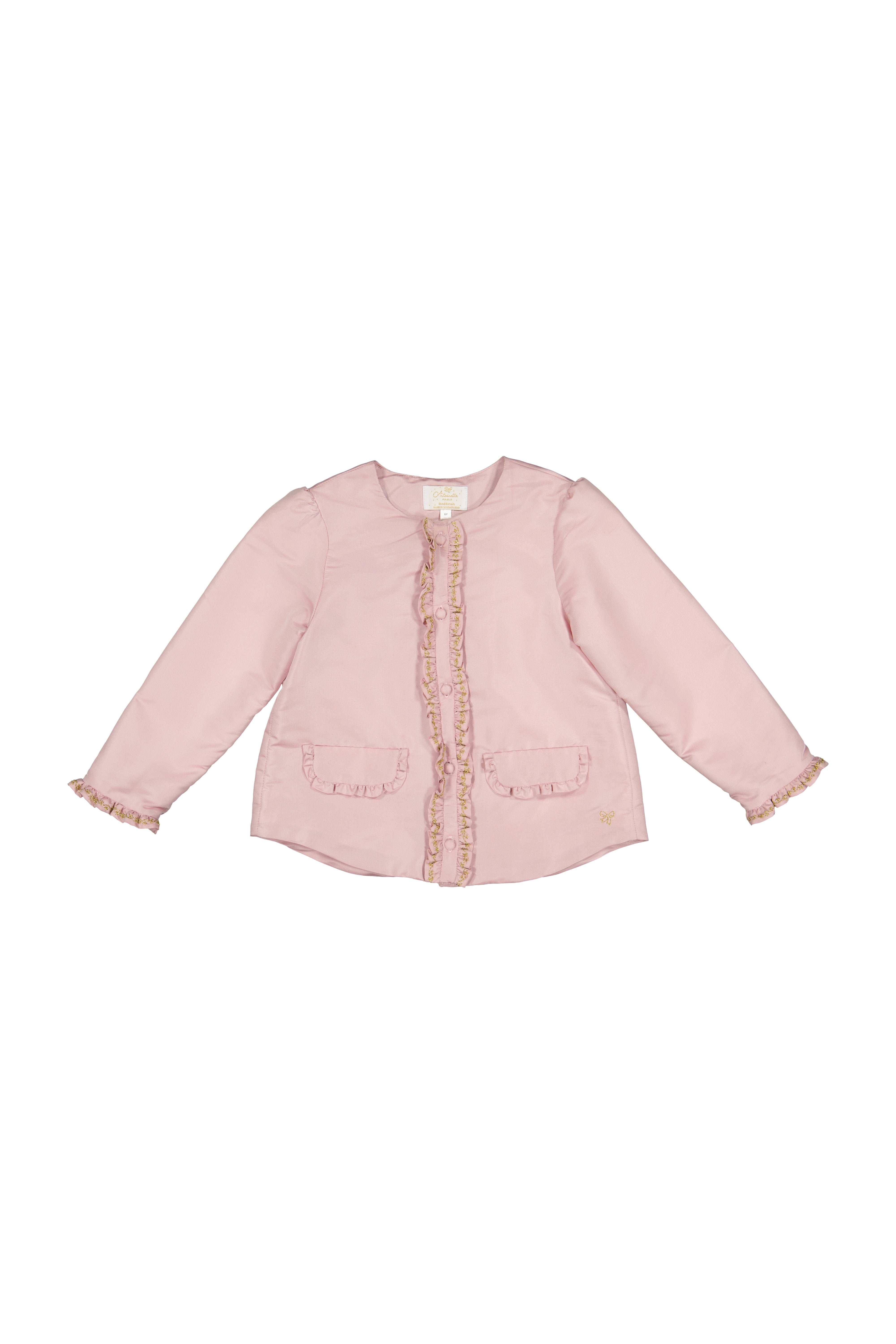 Vendôme Jacket in Light Pink Smocked