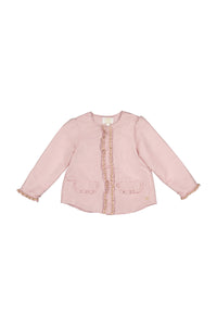 Vendôme Jacket in Light Pink Smocked