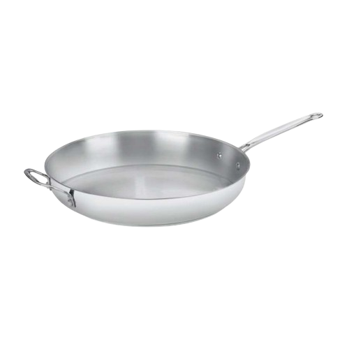 Chef's Classic® Stainless 14" Skillet with Helper Handle in Stainless Steel