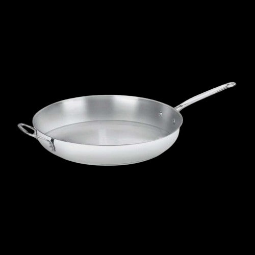 Chef's Classic® Stainless 14" Skillet with Helper Handle in Stainless Steel
