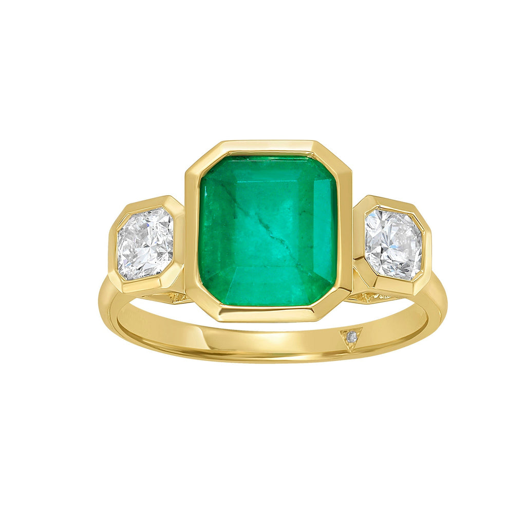 Viridia Emerald Ring - Jewelry - RUCHI New York