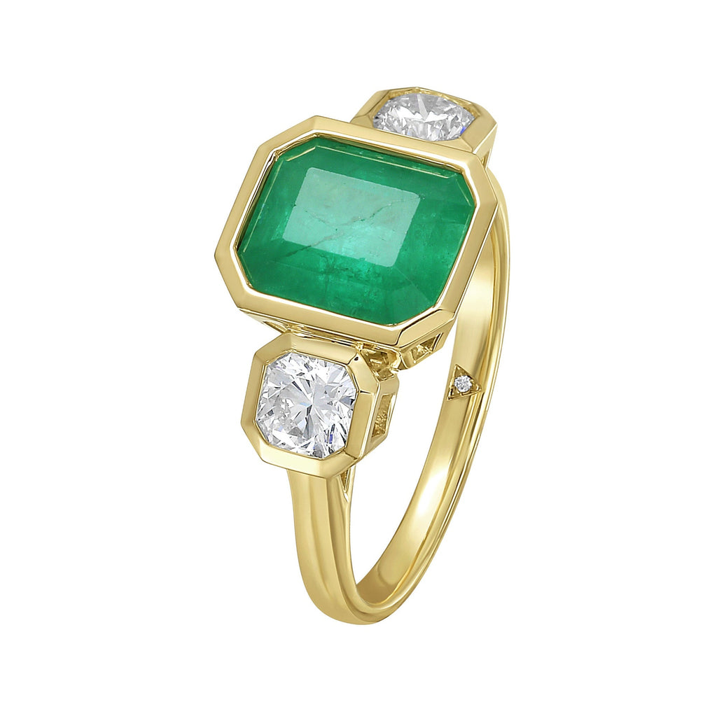 Viridia Emerald Ring - Jewelry - RUCHI New York