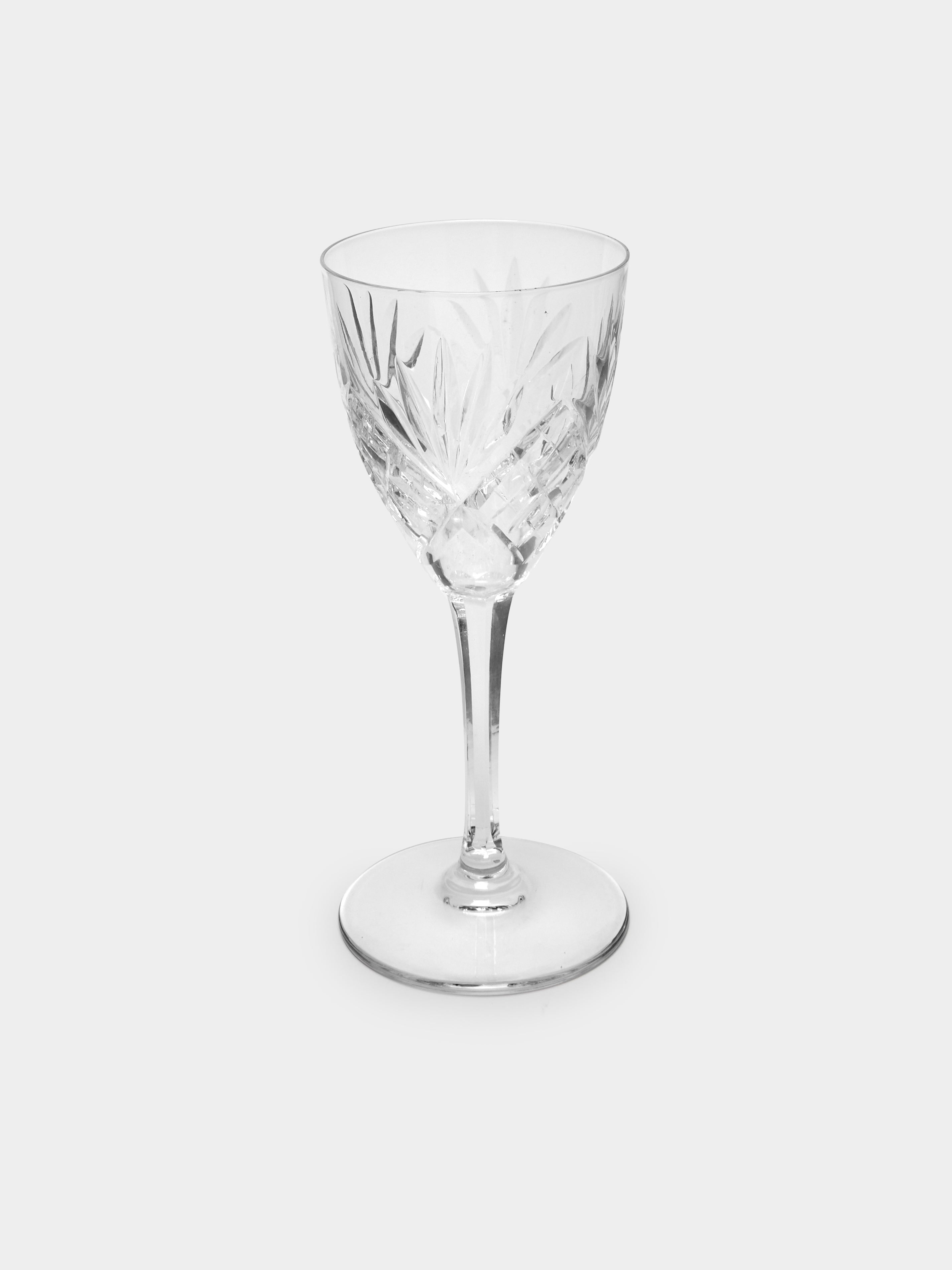 Antique and Vintage 1950s Saint Louis Crystal Glasses (Set of 12)