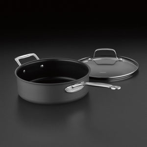 Chef's Classic® Nonstick Hard Anodized 3.5 Quart Sauté Pan in Black