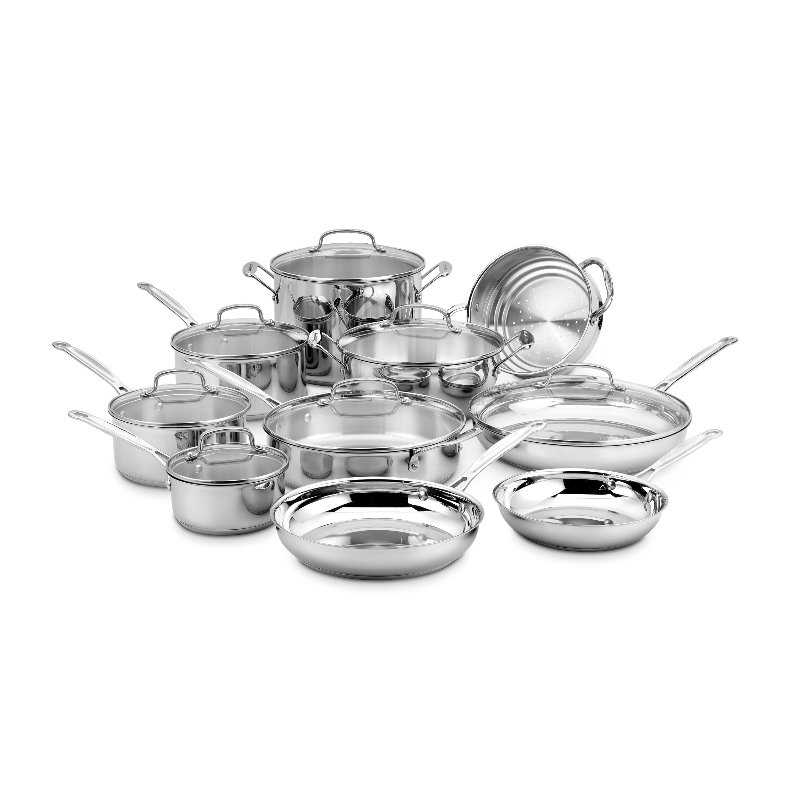 Chef's Classic® Stainless 17-Piece Chef's Classic Stainless Set in Stainless Steel