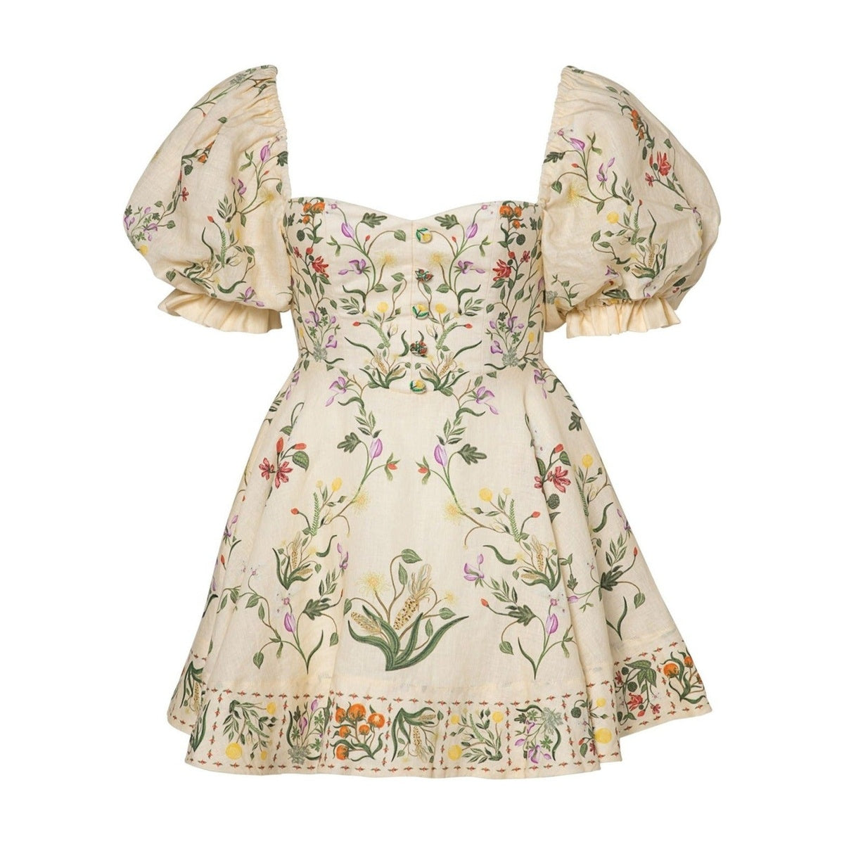 Vuelo Cultivo Linen Mini Dress