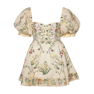 Vuelo Cultivo Linen Mini Dress