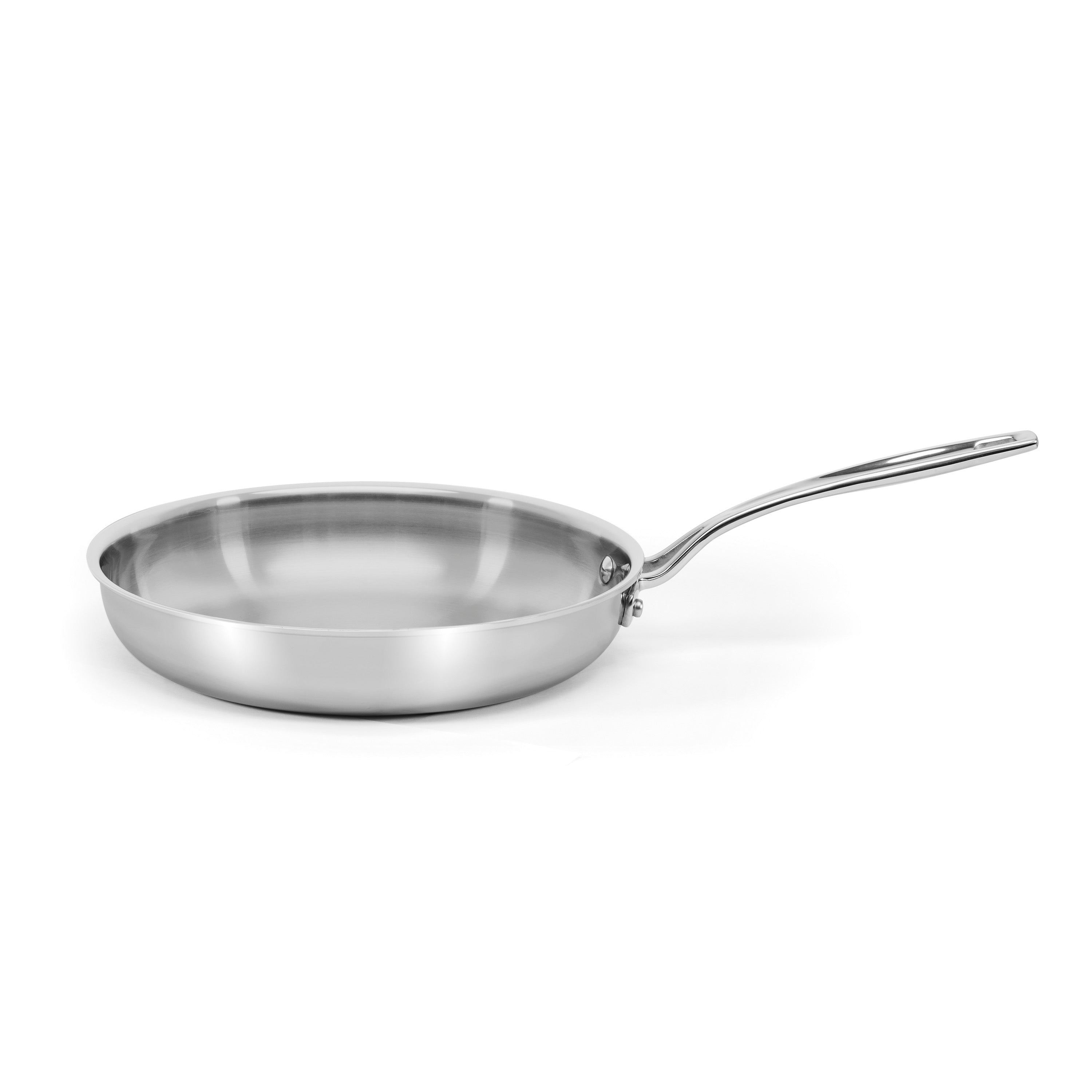 Custom-Clad 5-Ply 10" Fry Pan in Stainless Steel
