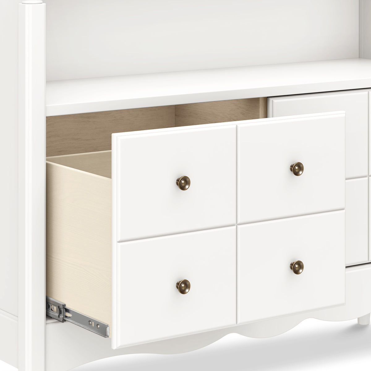 Liberty Library Hutch in Warm White