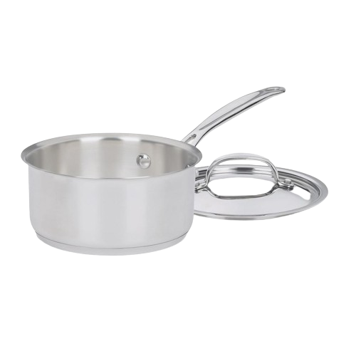 Chef's Classic® Collection 1 Quart Saucepan with Cover in Stainless Steel