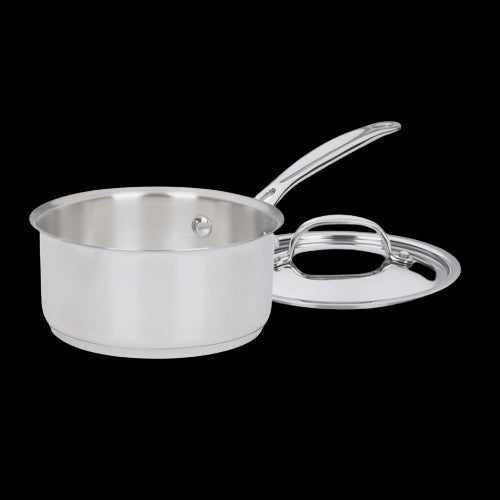 Chef's Classic® Collection 1 Quart Saucepan with Cover in Stainless Steel