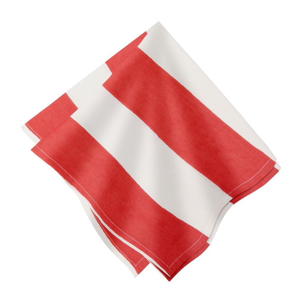 St. Tropez Napkins in Red, Set of 6