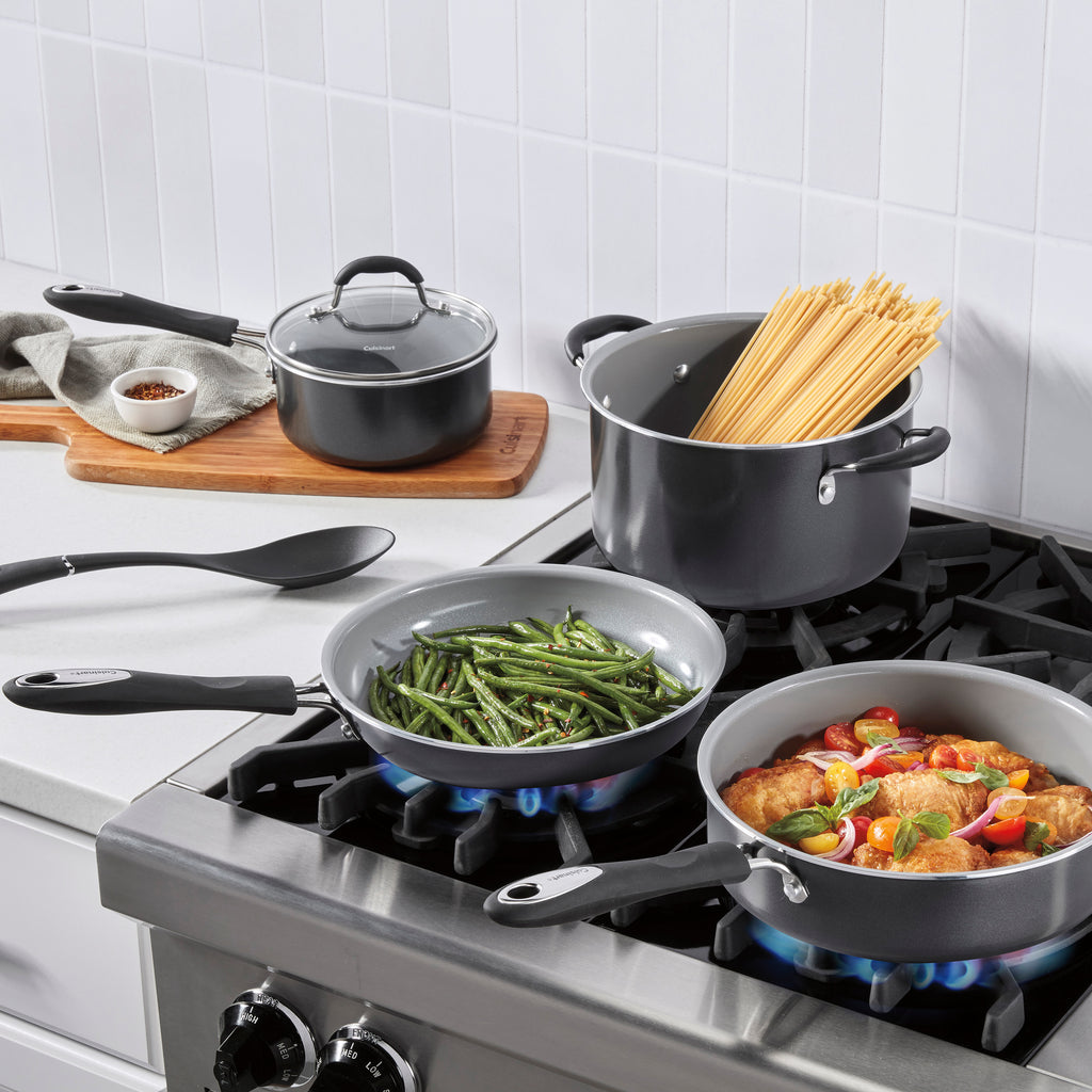 11-Piece Advantage® Ceramic Nonstick Set in Black