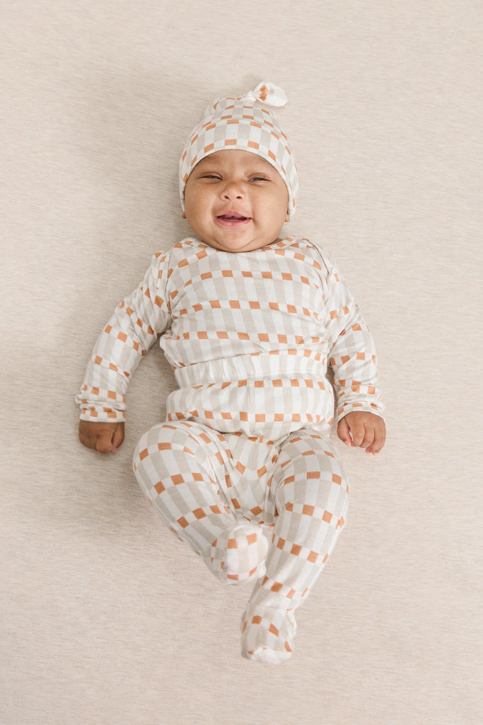 Biscotti Check Baby Sleep Set