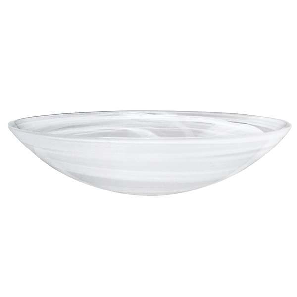 White Alabaster Serving Bowl | Mariposa Bowls