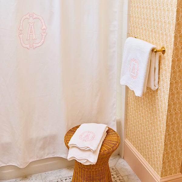 Applique Signature Shower Curtain