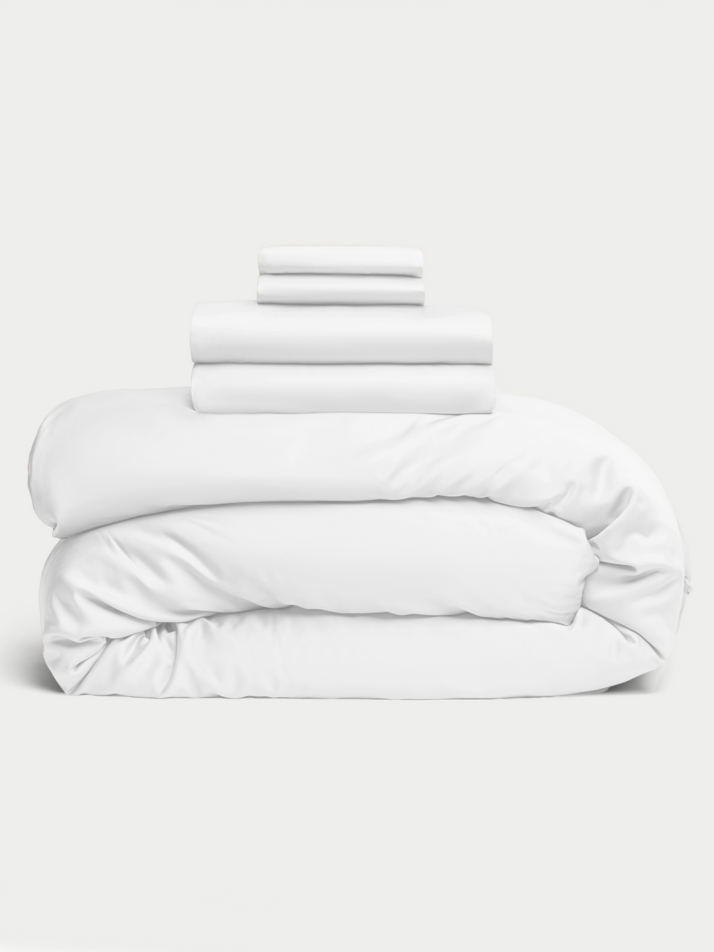 Bamboo Bedding Deluxe Bundle / White - King
