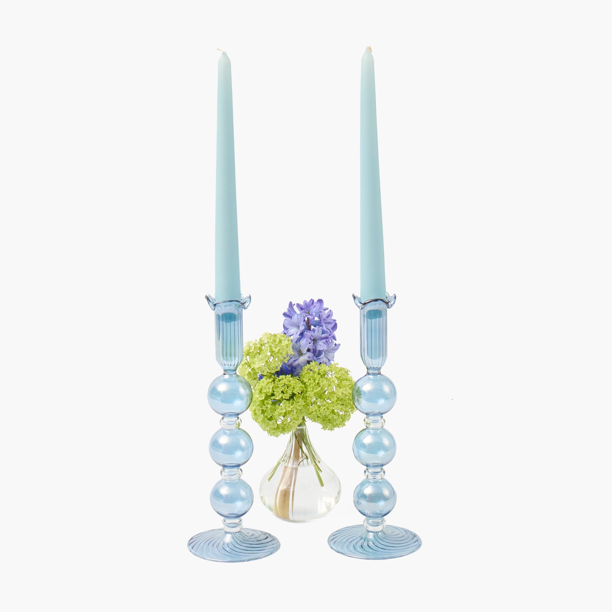 Blue Eden Candle Holders