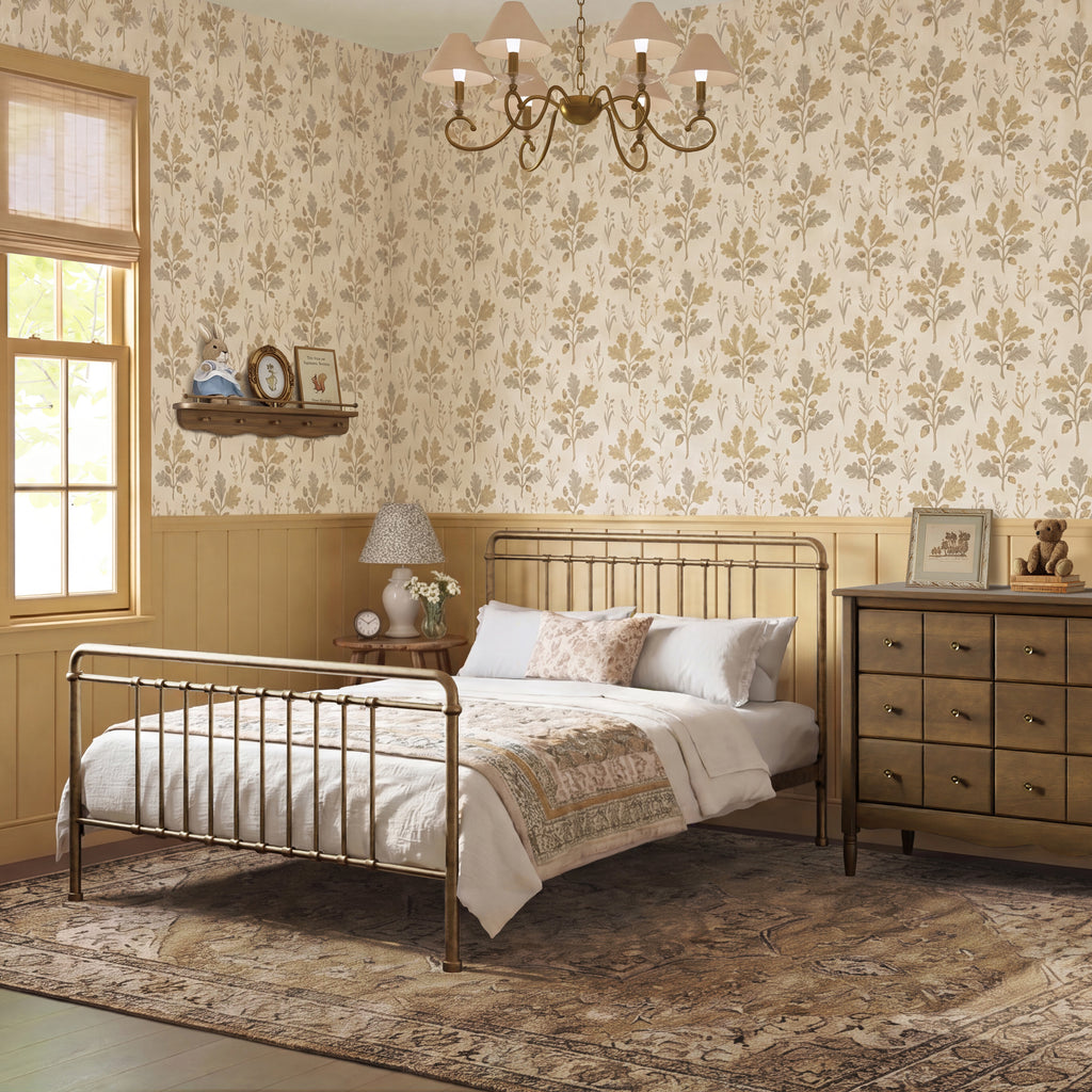 Winston Full Bed in Vintage Gold