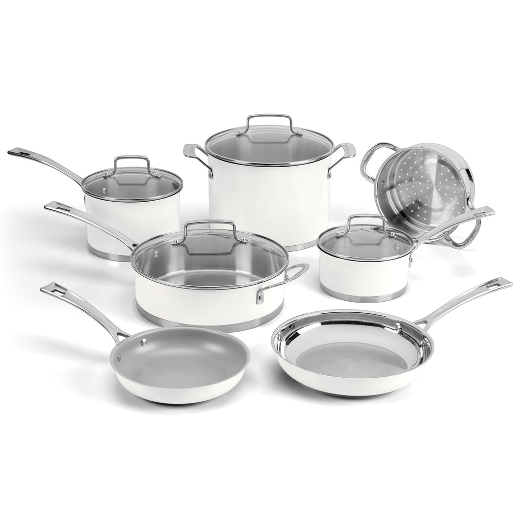 11-Piece Matte White Set in White