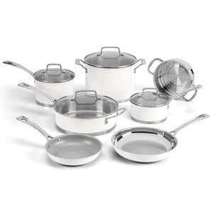 11-Piece Matte White Set in White