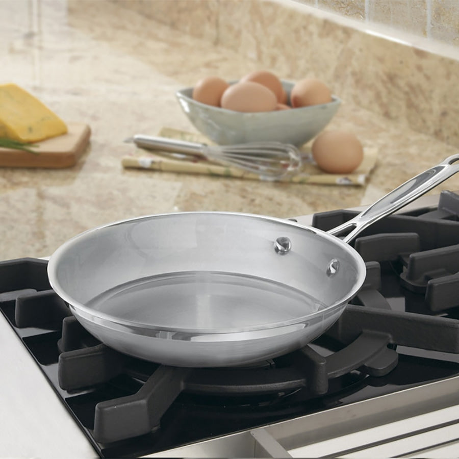 MultiClad Pro Triple Ply Stainless Cookware 8'' Skillet in Stainless Steel